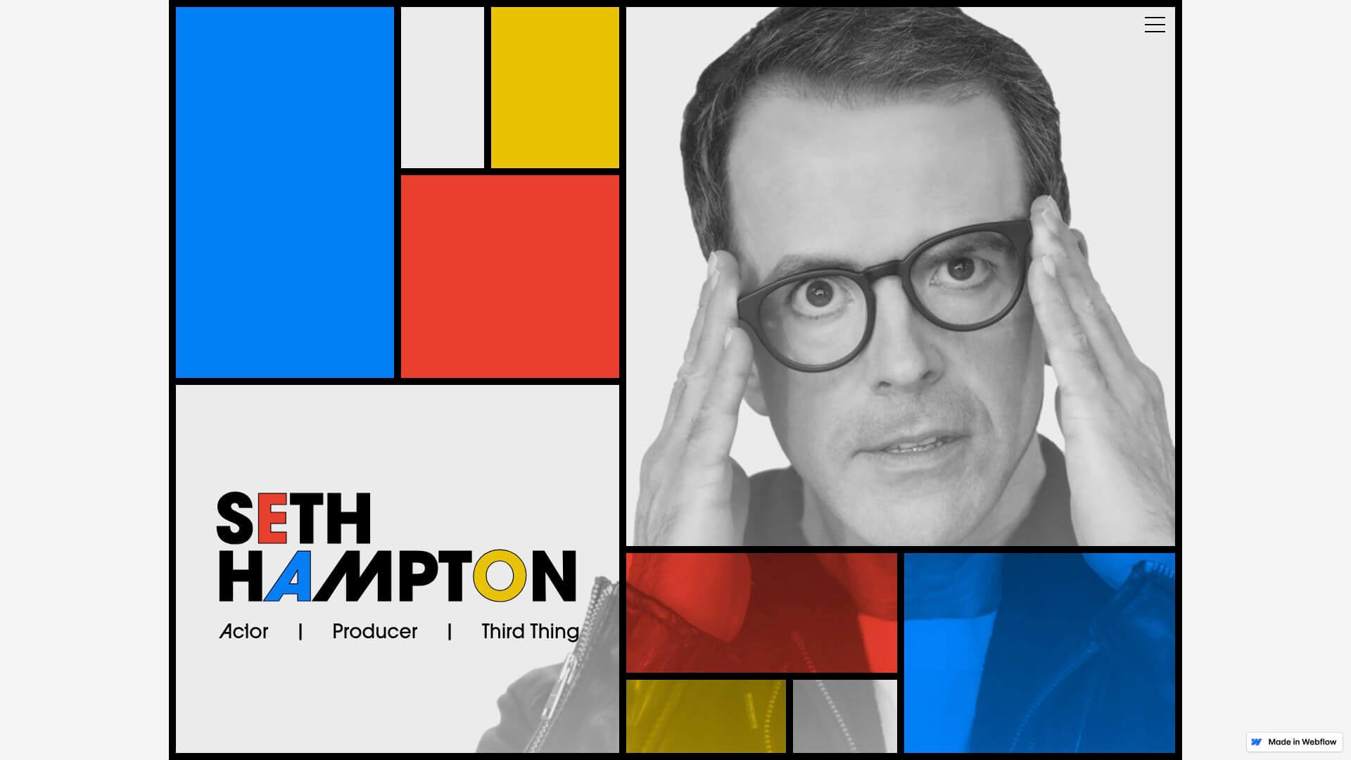 7 Best 1 Page Site Examples to Inspire You in 2025 - Actor’s Portfolio | Web Design Agency - The Little Website Co.